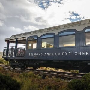 Belmond Andean Explorer, cenefa en vagón de lona acrilica